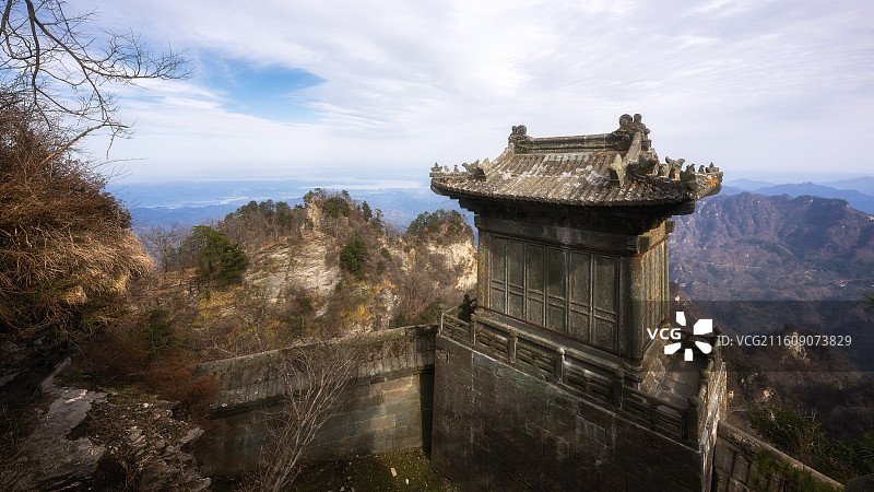 武当山金顶风光图片素材