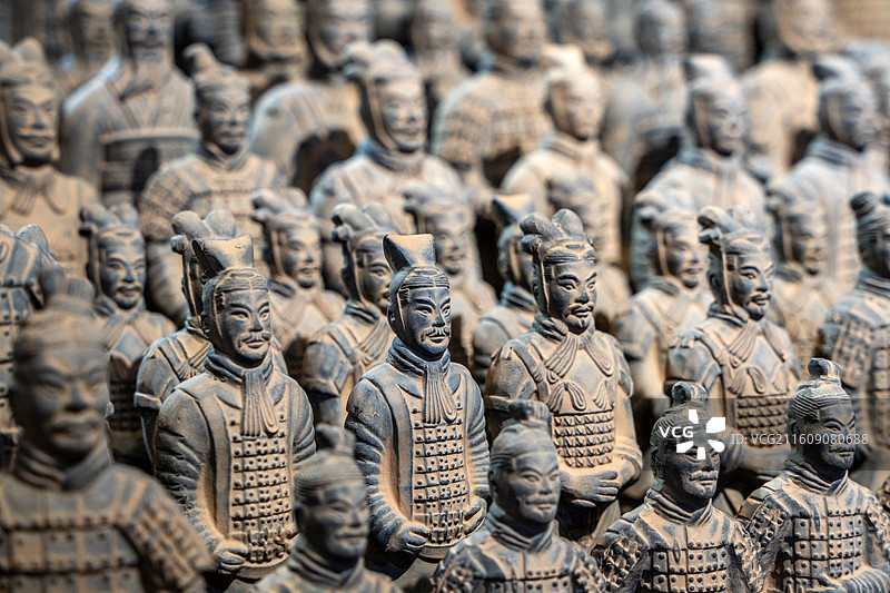 秦始皇兵马俑模型图片素材