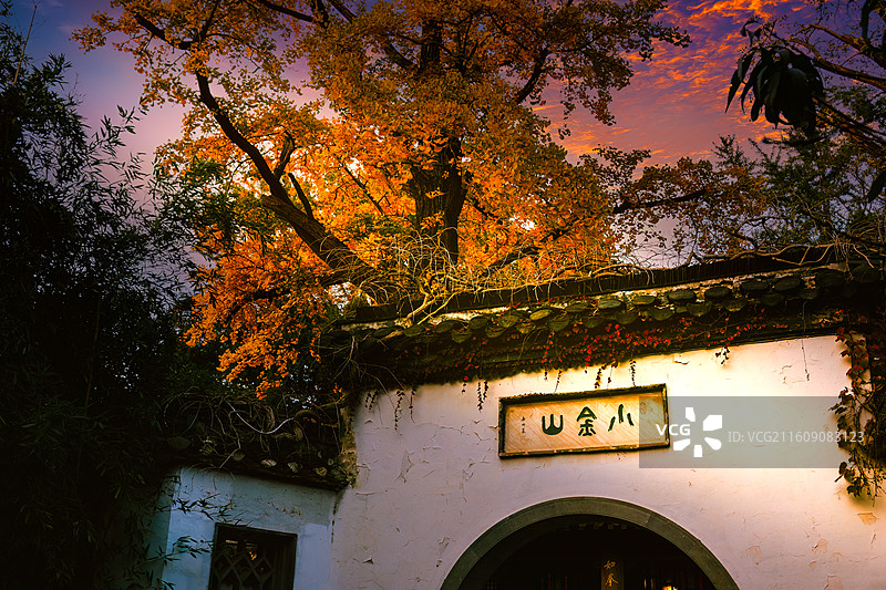 江南秋色之五十四扬州瘦西湖图片素材