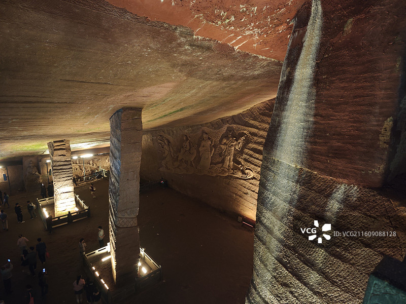 龙游石窟洞窟景区图片素材