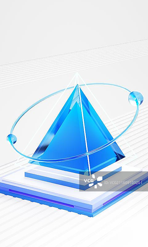 蓝色商务金融科技场景图片素材