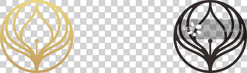 学习教育标志设计概念 翅膀标志图片素材