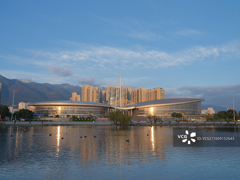 云南大理洱海图片素材