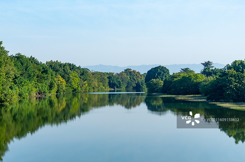 肇庆市鼎湖新区周边水乡景色，河埠头特写图片素材