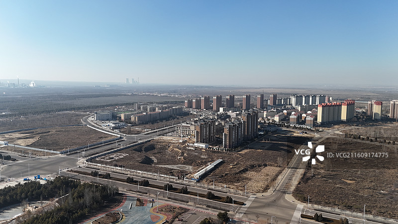 鄂尔多斯准格尔旗大路工业园图片素材