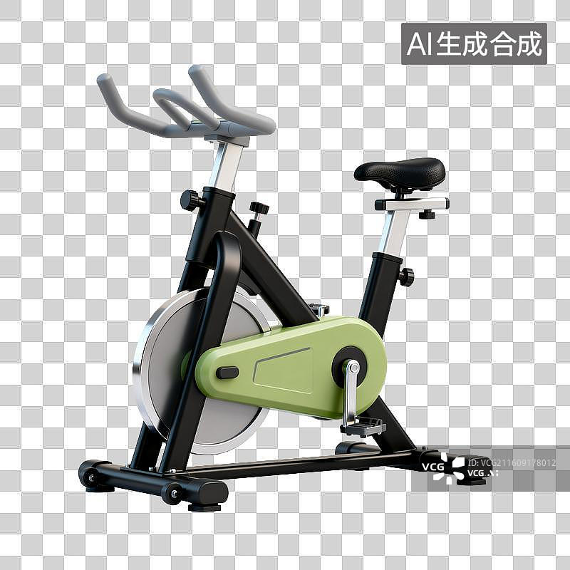 【AI数字艺术】一辆动感单车-健身运动器械图片素材
