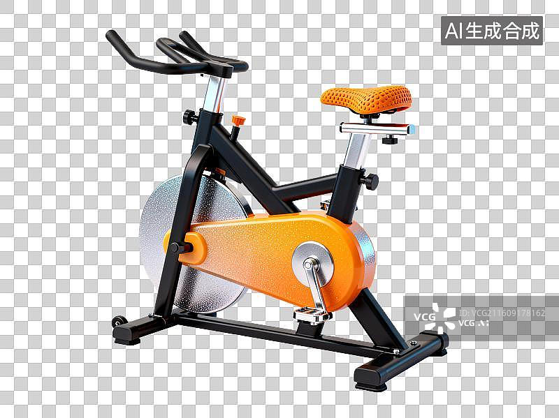 【AI数字艺术】一辆动感单车-健身运动器械图片素材