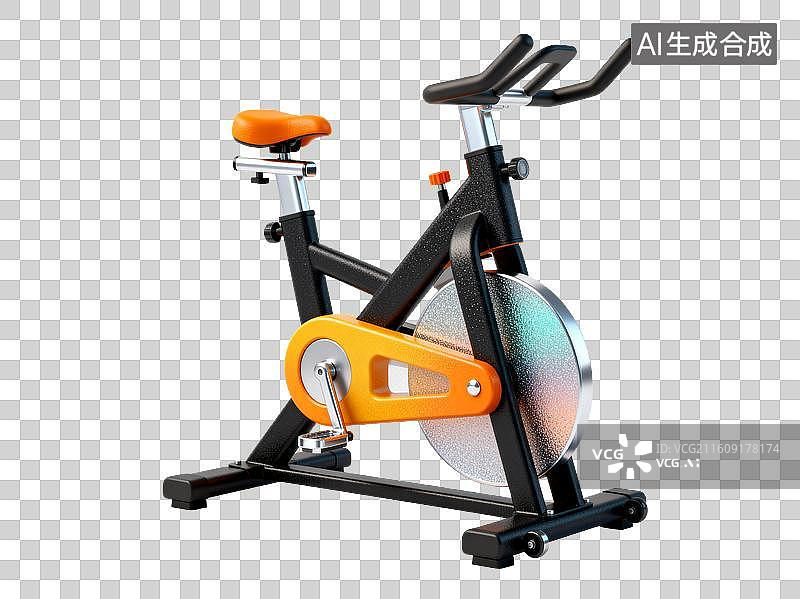 【AI数字艺术】一辆动感单车-健身运动器械图片素材