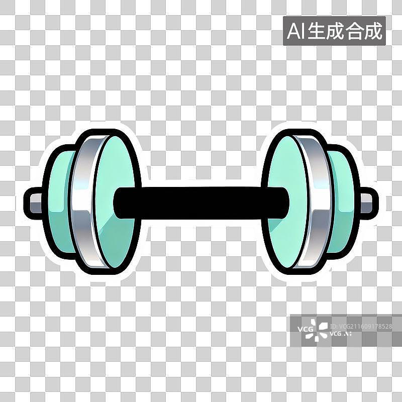 【AI数字艺术】杠铃-健身运动器械图片素材