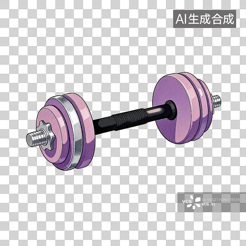 【AI数字艺术】杠铃-健身运动器械图片素材