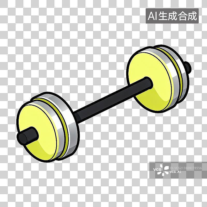 【AI数字艺术】杠铃-健身运动器械图片素材