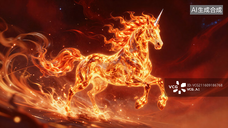 【AI数字艺术】生肖马年春节主题图片图片素材