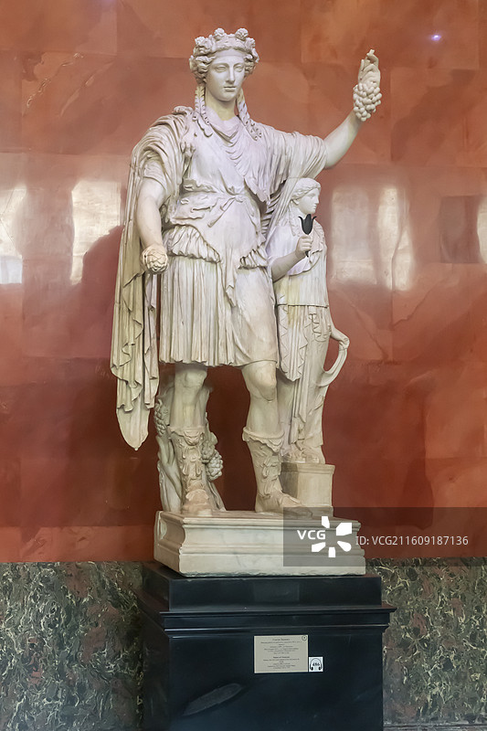 冬宫藏品：伊卡里俄斯和狄奥尼索斯，古罗马图片素材