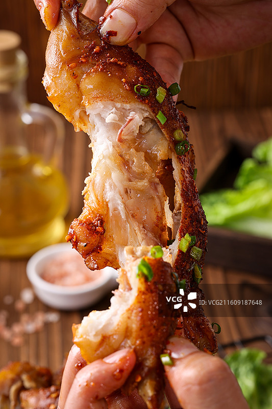 烤猪蹄图片素材