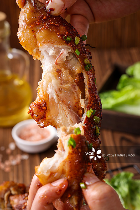 烤猪蹄图片素材