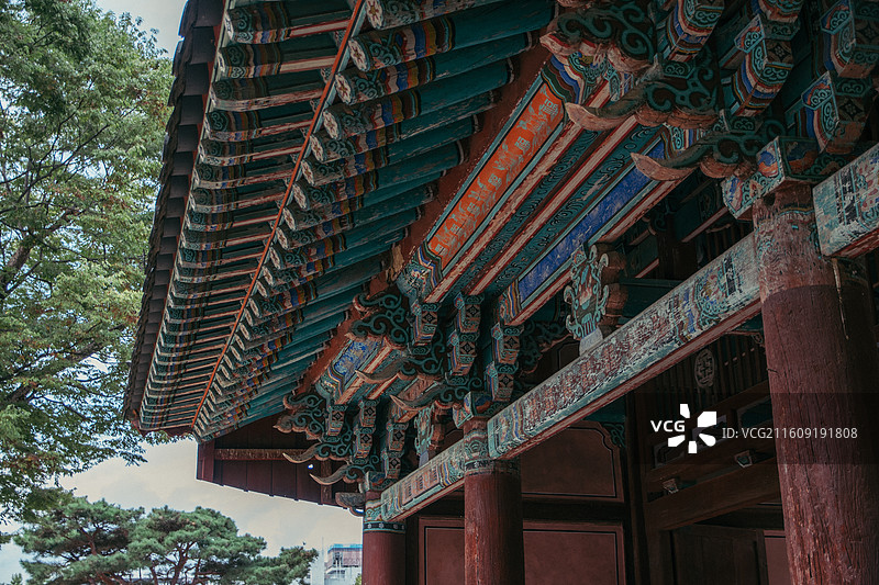 韩国全州 庆基殿图片素材