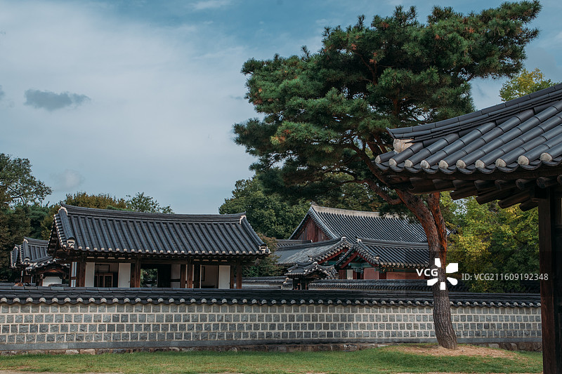 韩国全州 庆基殿图片素材