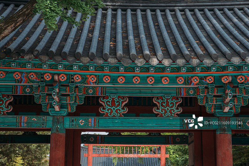 韩国全州 庆基殿图片素材