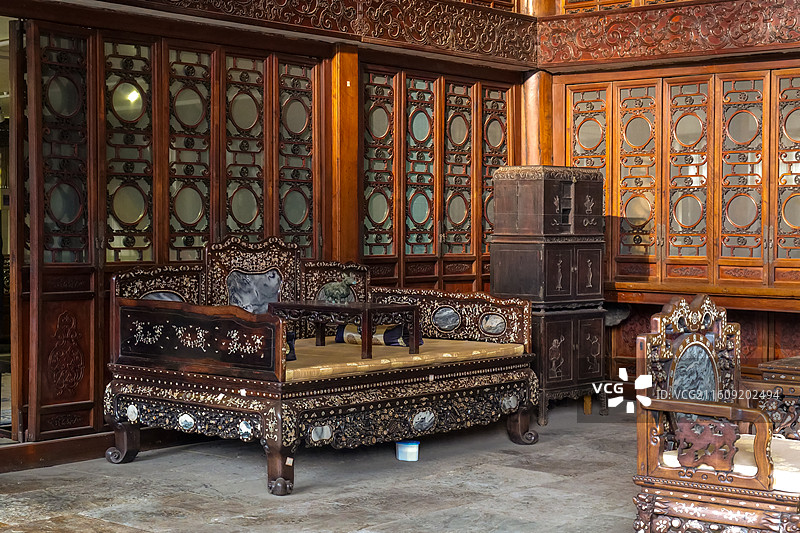 北京恭王府-锡晋斋（和珅卧室）图片素材