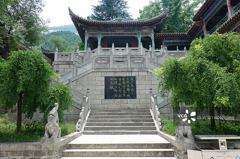 陕西省渭南市华阴市华山玉泉院图片素材