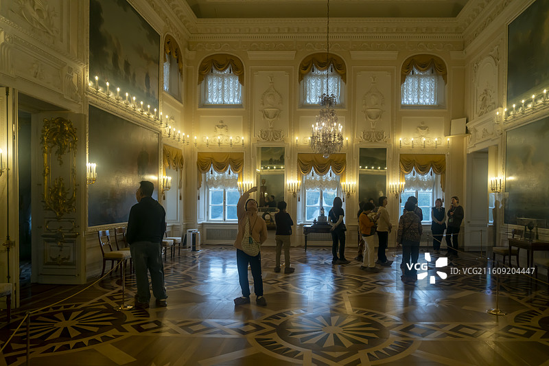 圣彼得堡夏宫小画廊图片素材