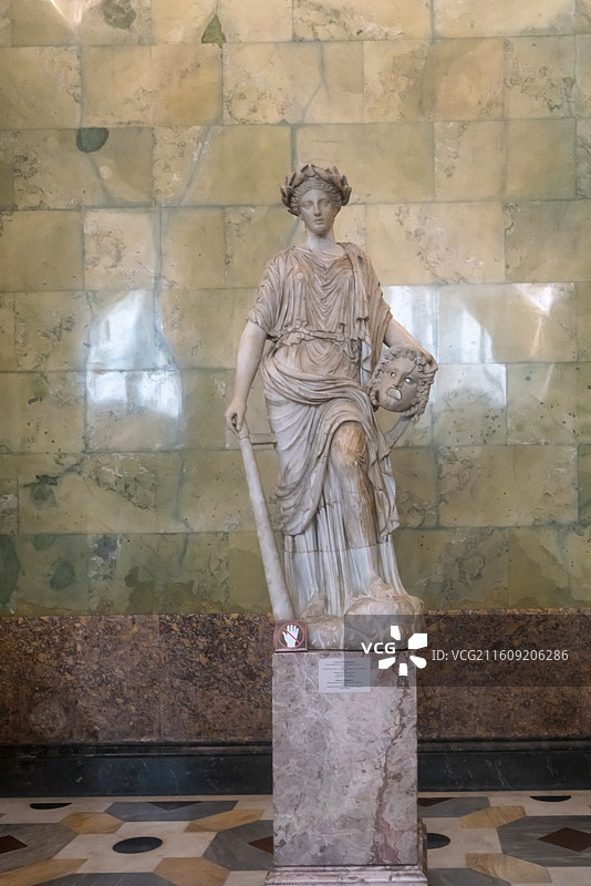 冬宫藏品：正义女神忒弥斯，古罗马雕像图片素材