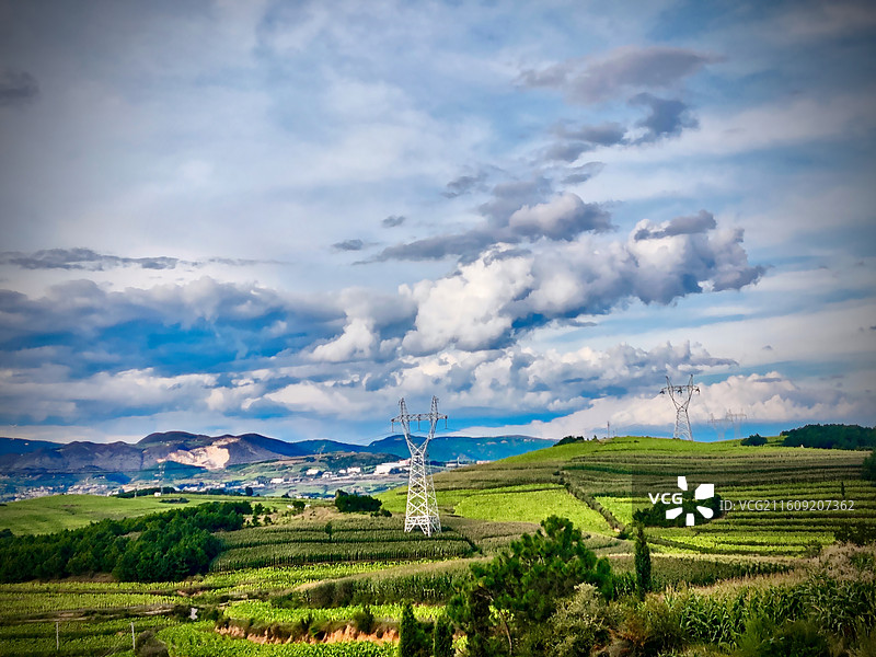 大美贵州，多彩威宁县迤那镇田园风光图片素材