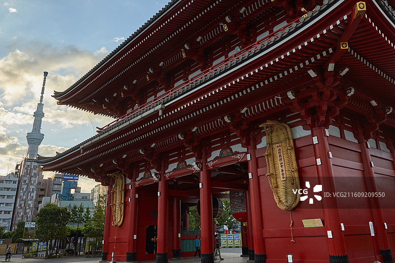 日本东京浅草雷门图片素材
