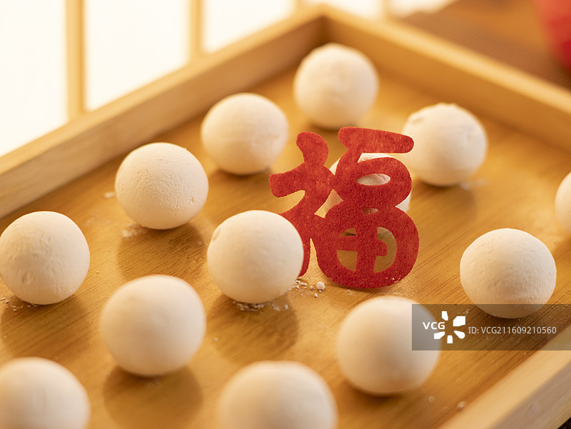 元宵节包元宵煮元宵图片素材