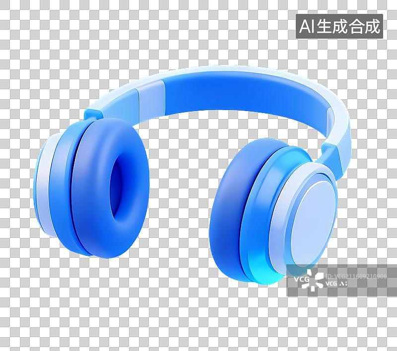 【AI数字艺术】免扣音乐耳机元素图片素材