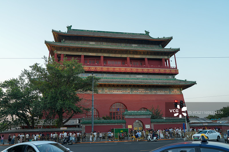 北京地安门鼓楼图片素材