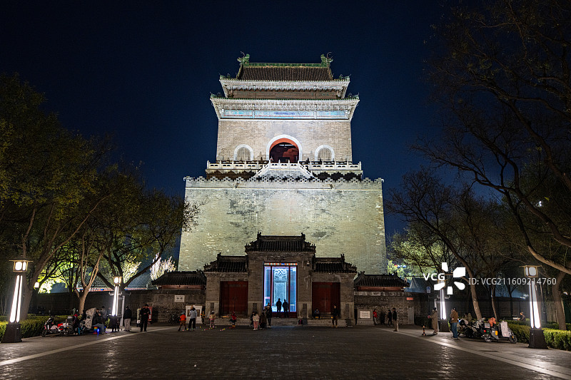 北京钟楼图片素材