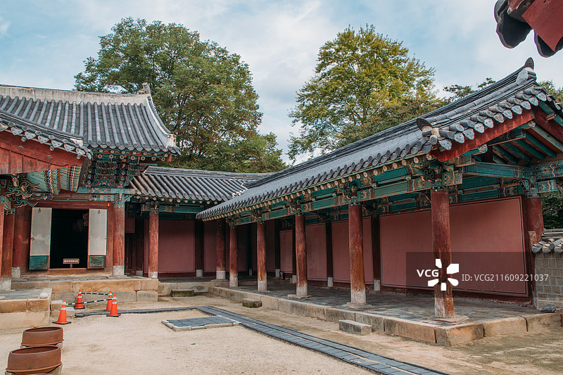 韩国全州 庆基殿图片素材