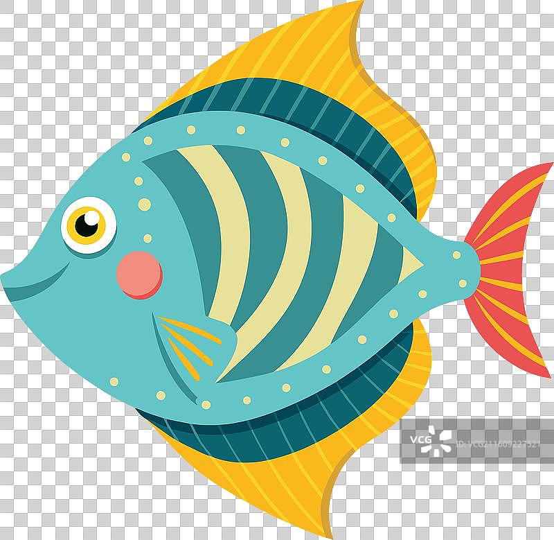 卡通比目鱼图片素材