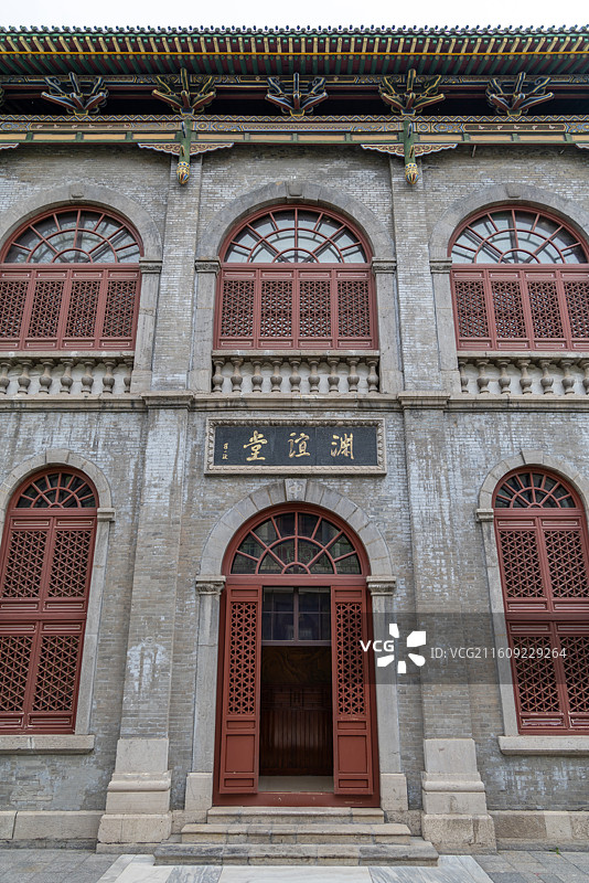 山西督军府晋商博物院近代建筑园林景观图片素材