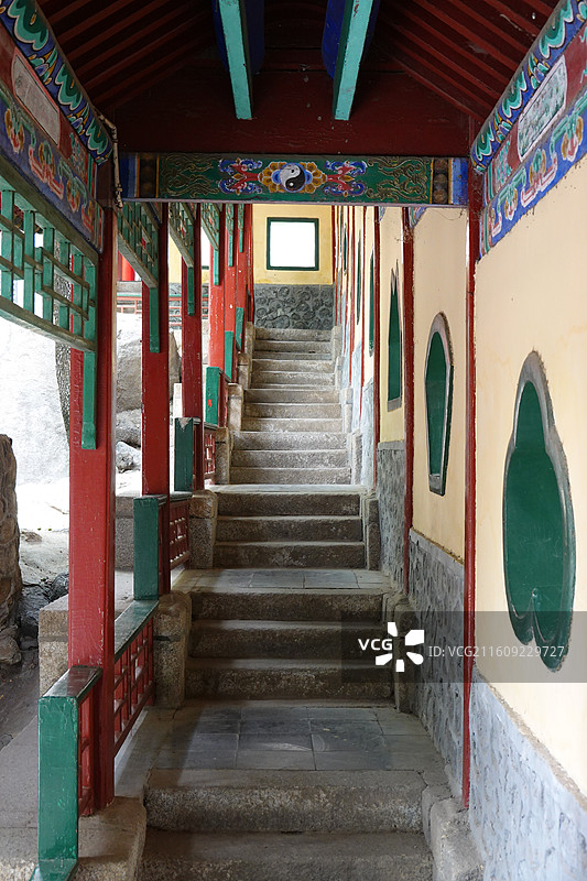 陕西省渭南市华阴市华山玉泉院：希夷祠图片素材