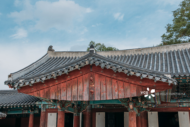 韩国全州 庆基殿图片素材