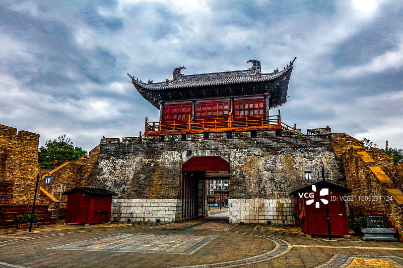 赣州古城图片素材