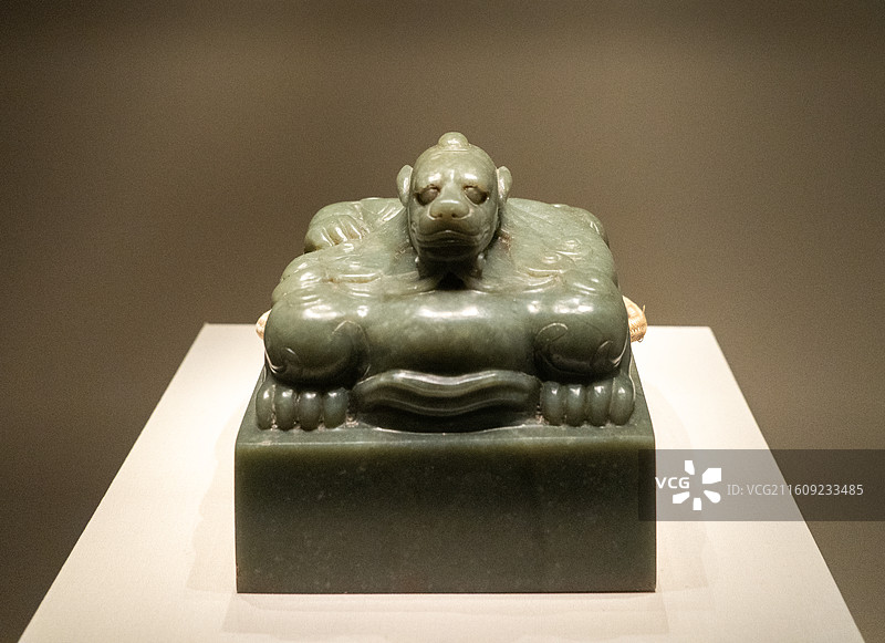 北京国家博物馆基本陈列“皇帝之宝”玉玺 清(公元1644年-1911年)图片素材
