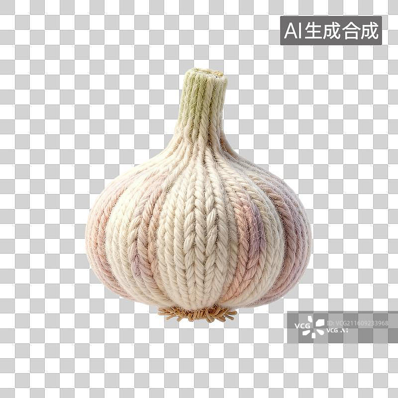 【AI数字艺术】针织大蒜图片素材