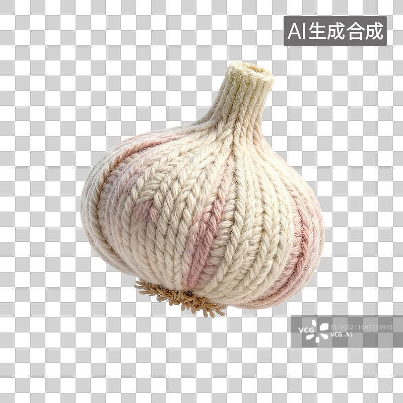 【AI数字艺术】针织大蒜图片素材