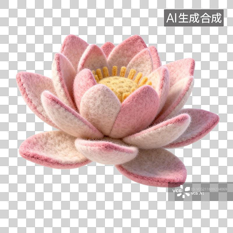 【AI数字艺术】一朵美丽的莲花图片素材