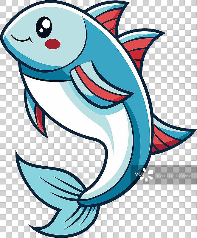 可爱的比目鱼跳跃图片素材