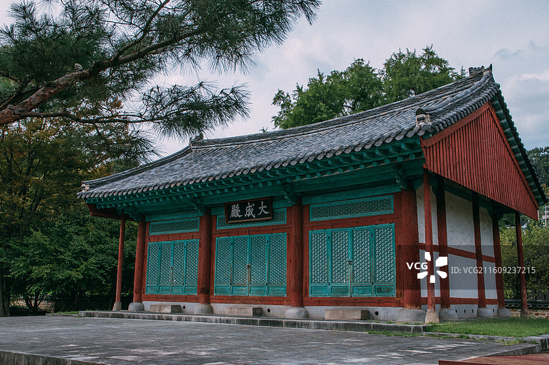 韩国全州 全州乡校图片素材