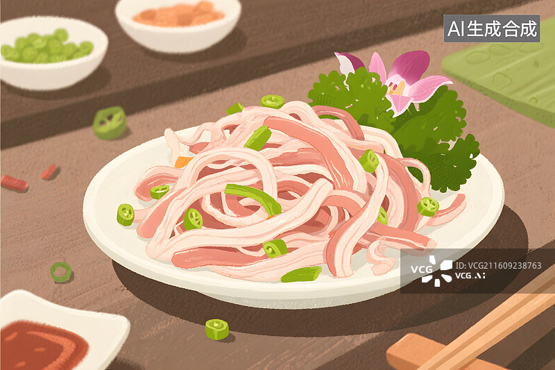 【AI数字艺术】清爽凉拌菜 夏日开胃图片素材