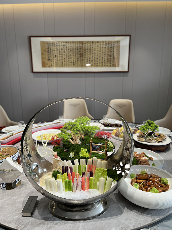 鲁菜餐厅聚餐美食图片素材