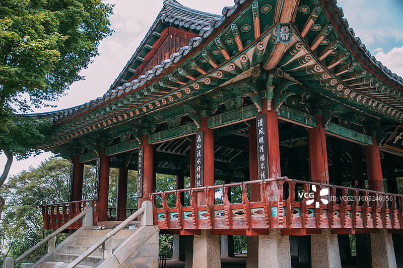 韩国全州 梧木台图片素材