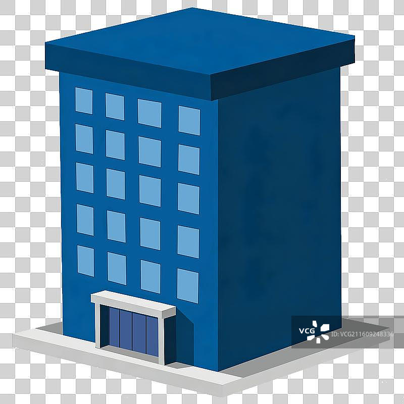 城市都市现代化建筑大楼大厦企业公司扁平风楼房住宿宿舍公寓卡通插画图片素材