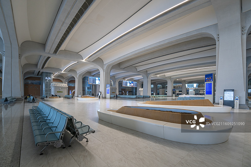 机场候机厅内景图片素材