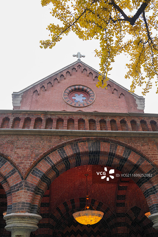 上海 圣三一堂 圣三一基督教堂 基督教堂图片素材